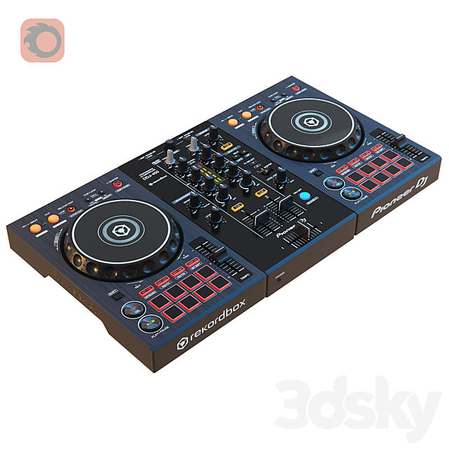 Pioneer DDJ-400 3d