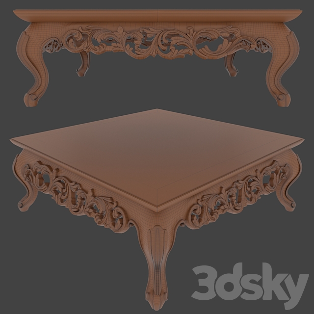 Coffee table Christopher Guy 3DSMax File - thumbnail 2