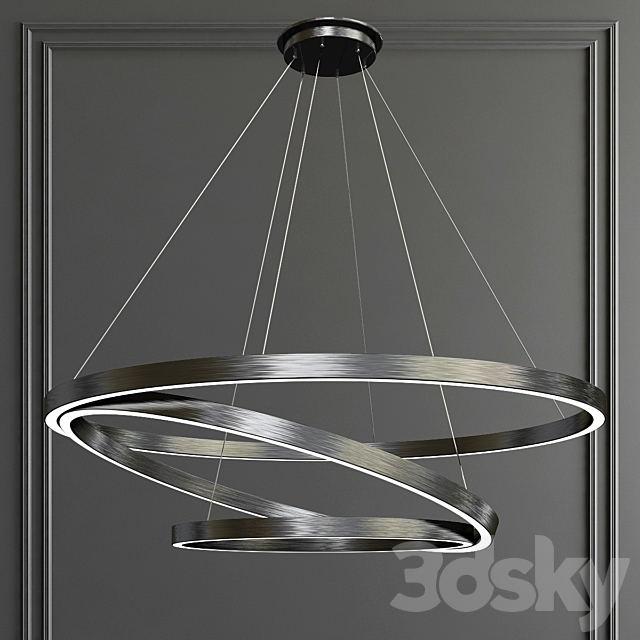 Rojas WiFi-Enab LED Chandelier 3d