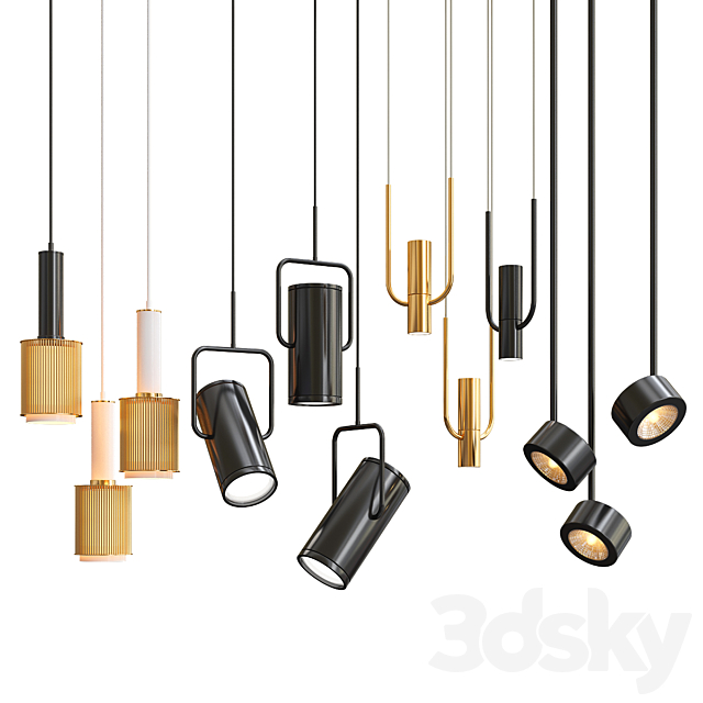 New Collection of Pendant Lights 7 3DSMax File - thumbnail 1