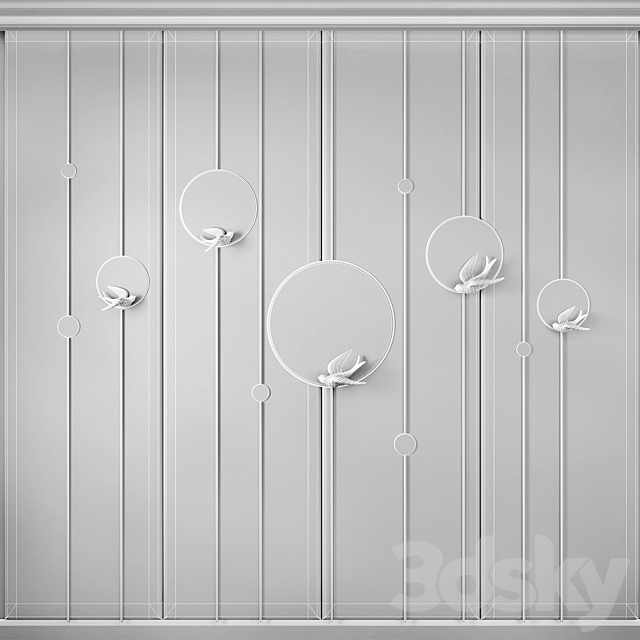Decorative Panel 10_6 3DSMax File - thumbnail 3