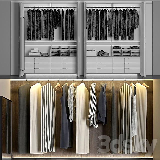 Poliform dressing room 3DSMax File - thumbnail 3