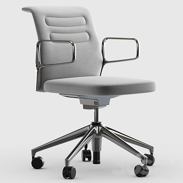 Gray & Sierra Gray Plano Vitra AC 5 Studio Chair 3DSMax File - thumbnail 1