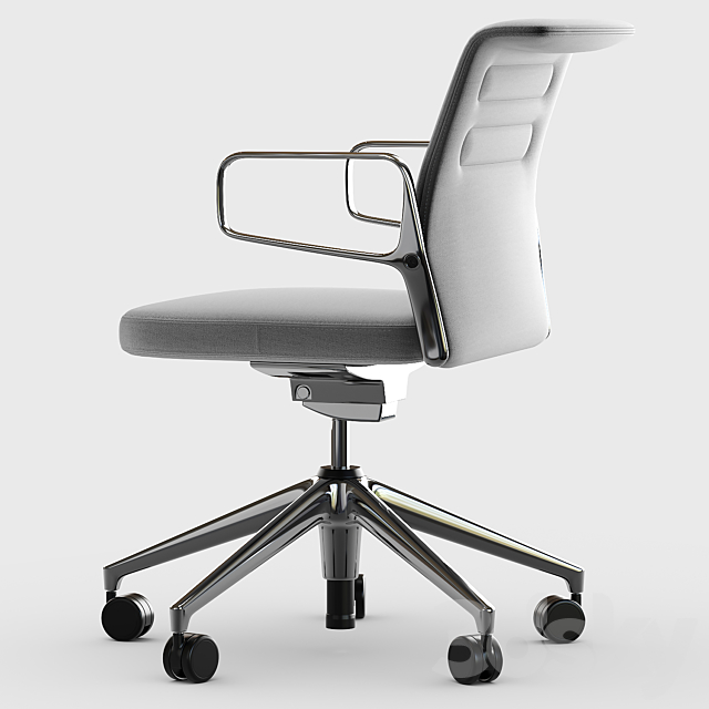 Gray & Sierra Gray Plano Vitra AC 5 Studio Chair 3DSMax File - thumbnail 2