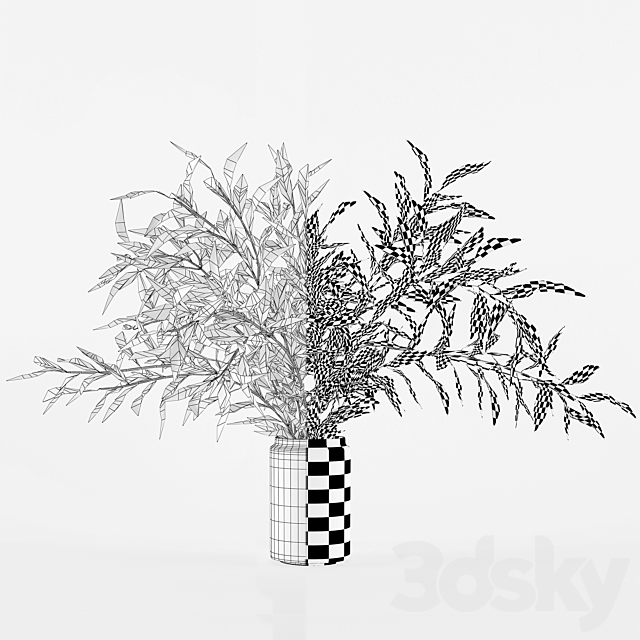 Branches in a vase 007 3DSMax File - thumbnail 3