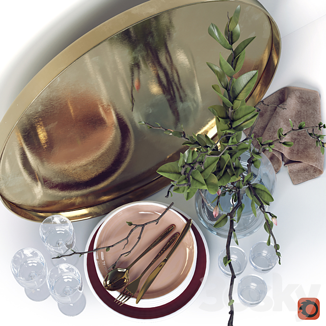 Decorative set - La Redoute Interieurs 3d