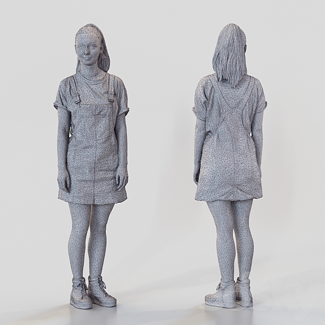 3d scan woman 6 3d