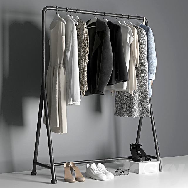 clothes hanger 3DSMax File - thumbnail 2