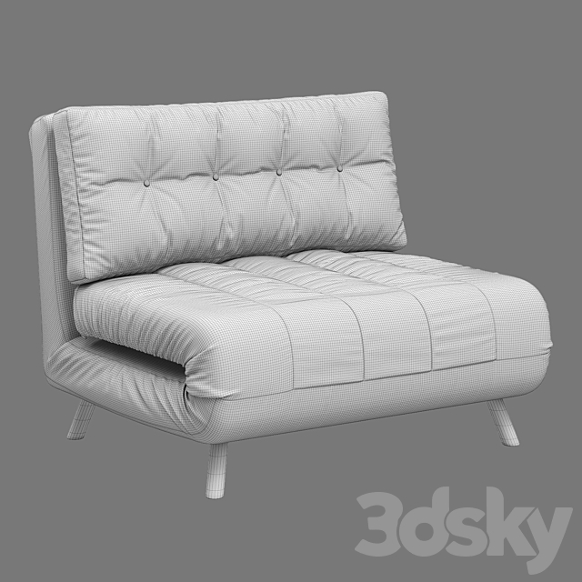 Gold Sparrow Tampa Chair 3DSMax File - thumbnail 3