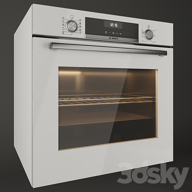 Set Bosch oven 3DSMax File - thumbnail 3