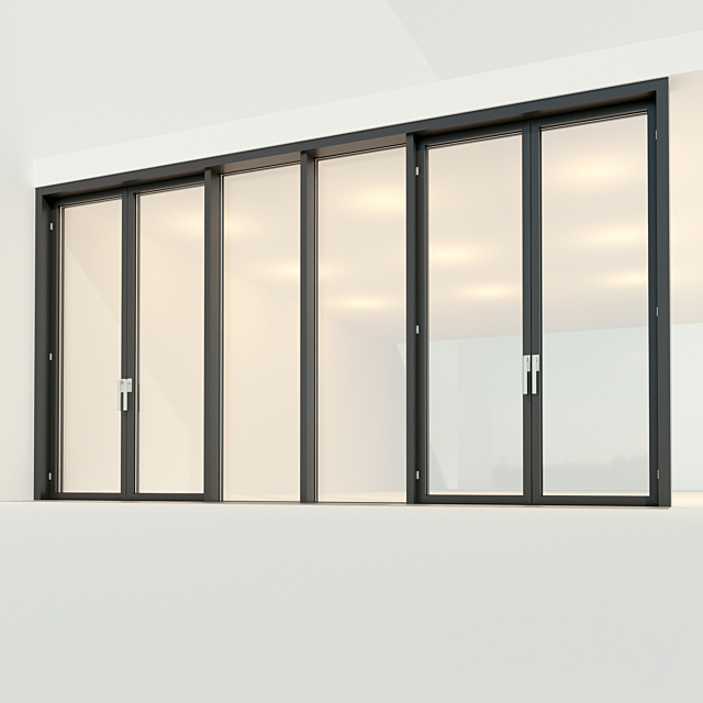 Panoramic glazing. Stained glass window 21 3DSMax File - thumbnail 2