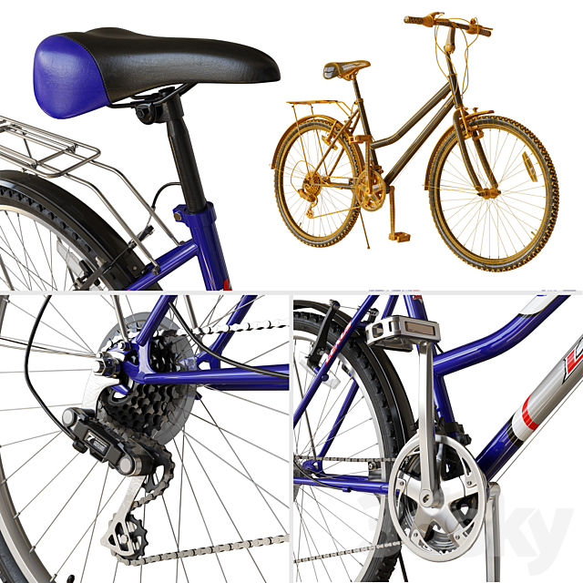 Bicycle lexus m60 3DSMax File - thumbnail 3