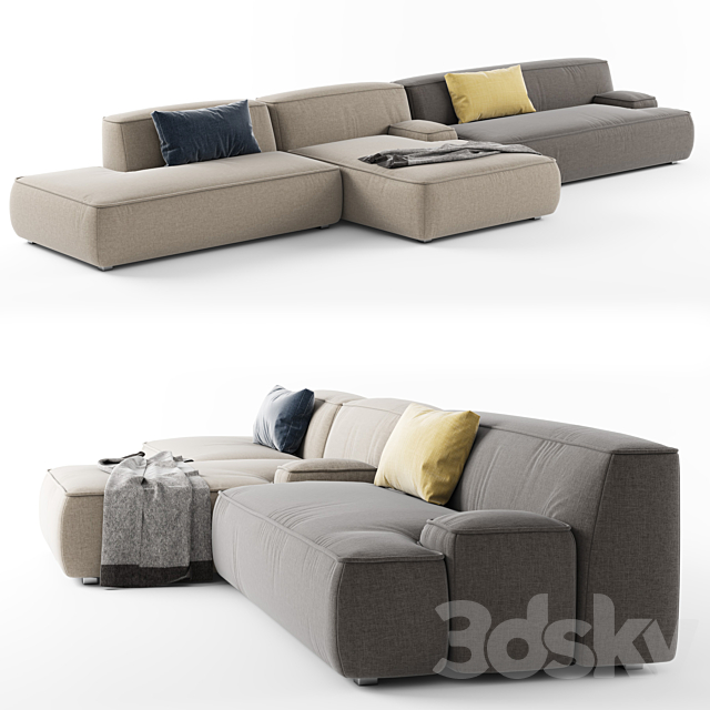Lema CLOUD Sectional sofa_06 3d