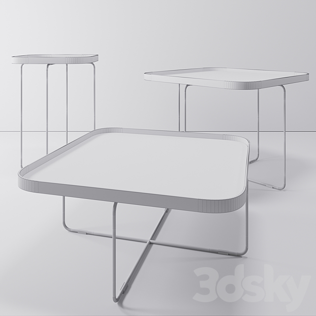Table by Cattelan Italia model Benny Keramik 3DSMax File - thumbnail 3
