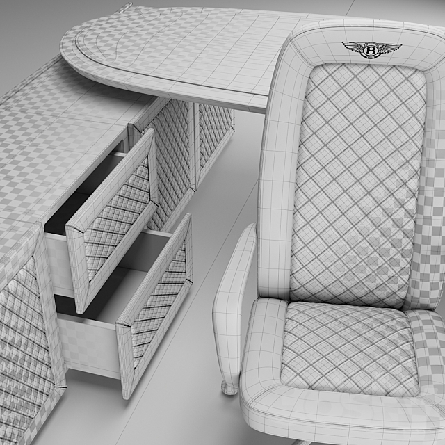 Rayleigh Conference Chair and PRESIDENT Desk 3DSMax File - thumbnail 3