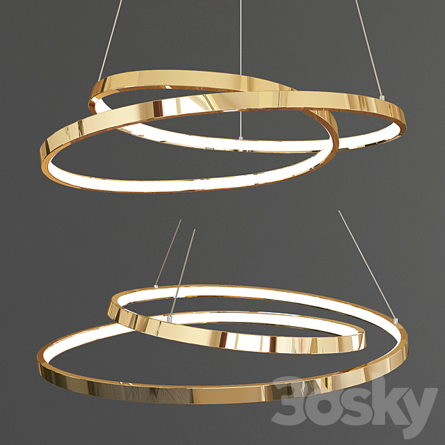 Four Exclusive Chandelier Collection_4 3d