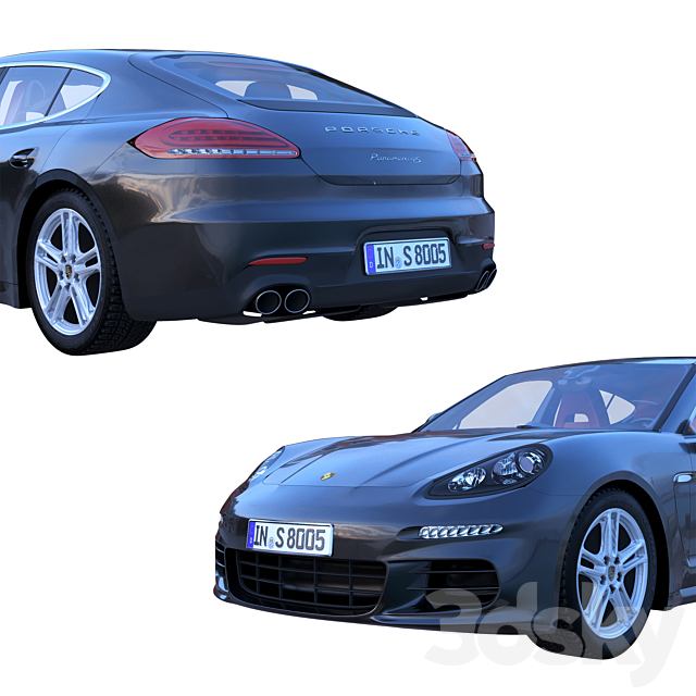Porsche Panamera 4S 3d