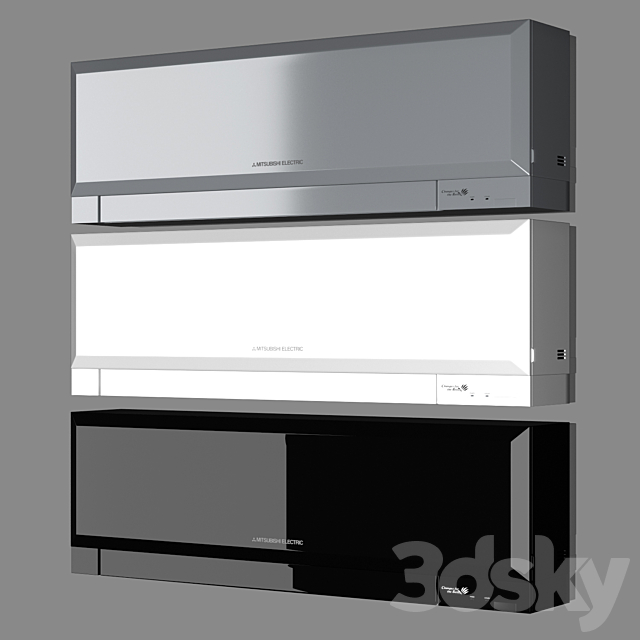 air conditioning Mitsubishi_Electric_MSZ 3DSMax File - thumbnail 2