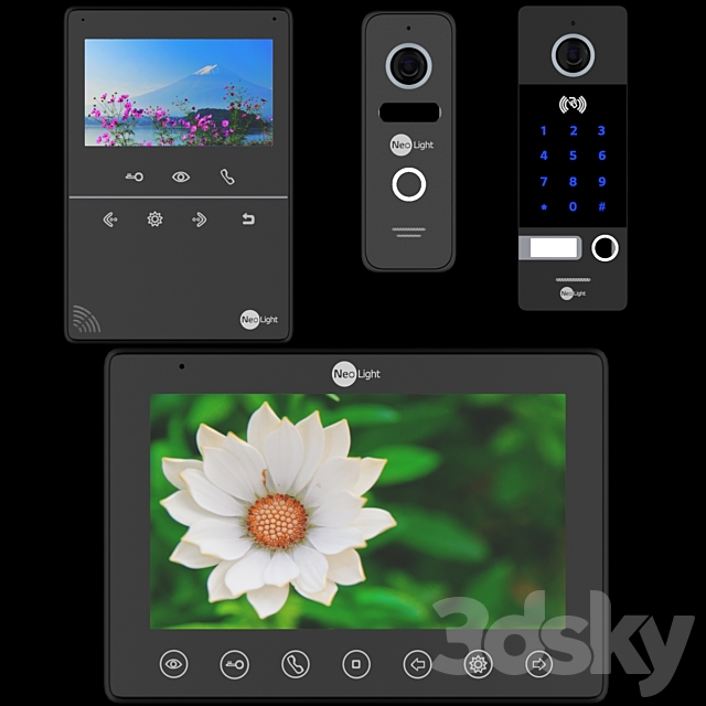 Video door phones Neolight 2 3d