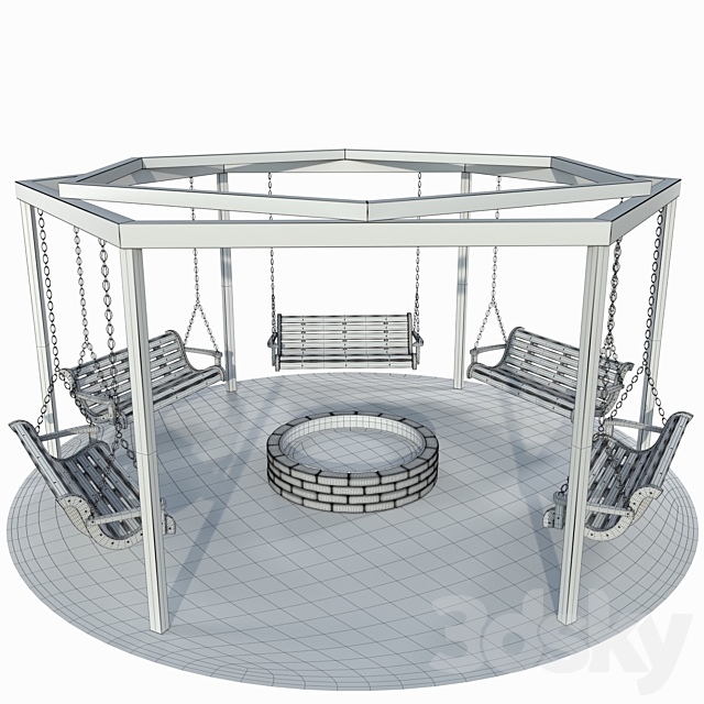 Swing around the well 3DSMax File - thumbnail 3