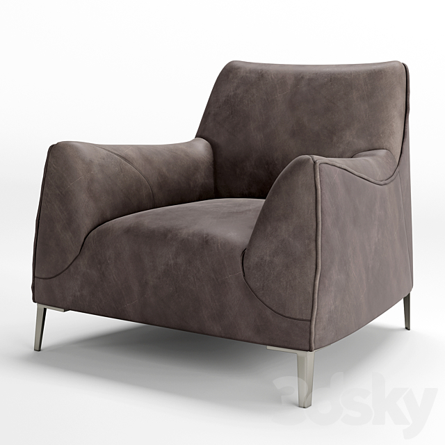 Natuzzi Armchairs DOLLY Arm chair 3D Models