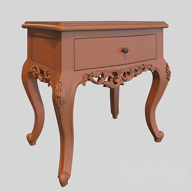 Bedside table - mcm _ 0116 Corella Arredamento 3d
