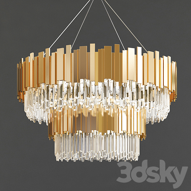 Four Exclusive Chandelier Collection_8 3DSMax File - thumbnail 3