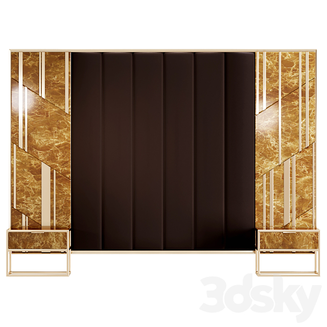 Headboard 2 3d