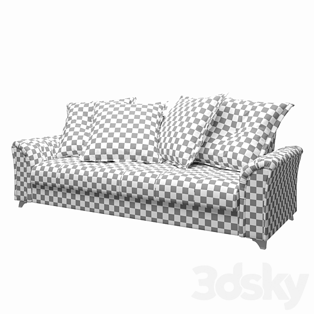 Iris sofa 3d