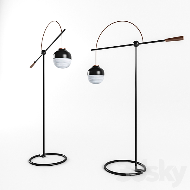 KIMU floor lamp 3d