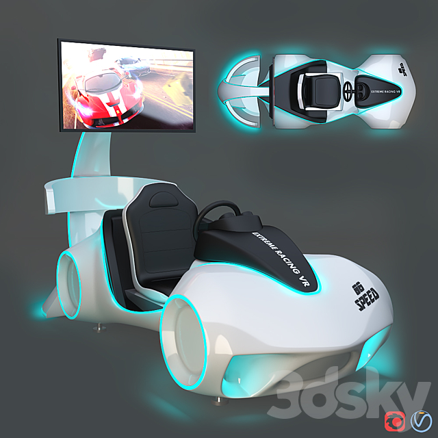 Leke VR Flash Racing 3DSMax File - thumbnail 1