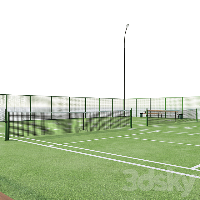 Tennis court 3DSMax File - thumbnail 3