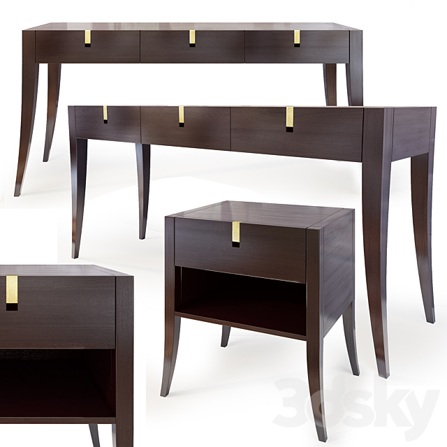 Chest _ console and dresser Jubilee. Selva. Nightstand dresser 3DSMax File - thumbnail 1