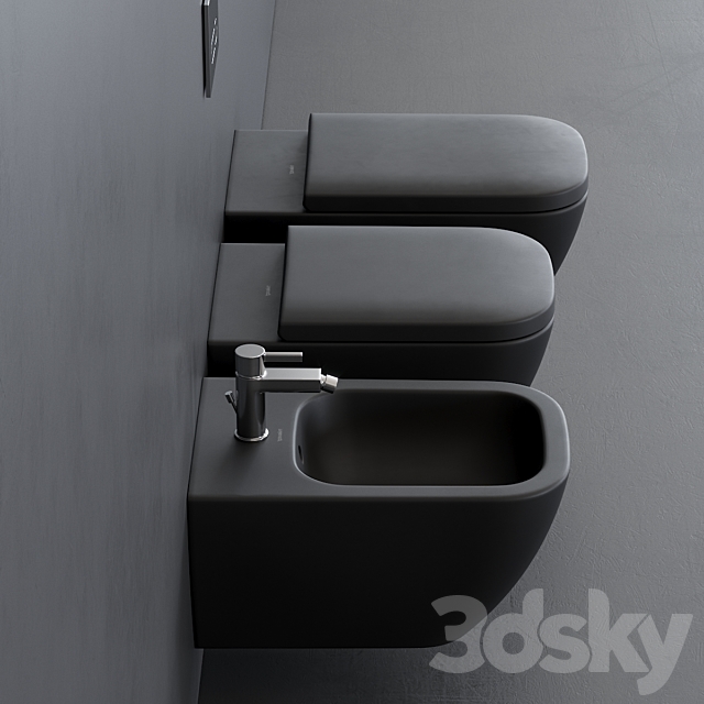 Duravit HAPPY D.2 Wall-hung WC 3d