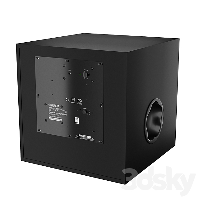 Subwoofer Yamaha NS-SW100 3d