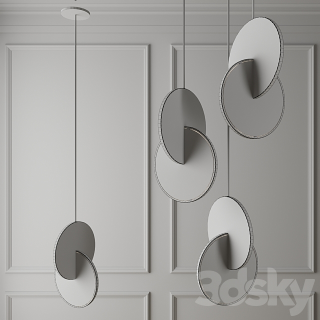 Eclipse Pendant Light 3d