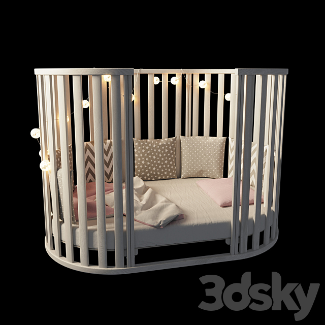 Childrens bed 3DSMax File - thumbnail 1