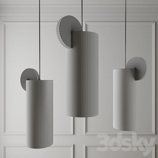 Calé (e) pendant light V1 3d