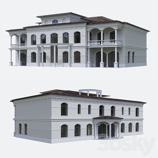 Mediterranean Villa 3d