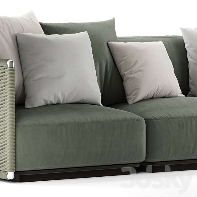Sofa flexform eddy 3d