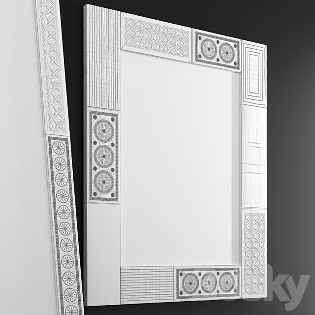 Pare series mirrors from Kare 3DSMax File - thumbnail 3