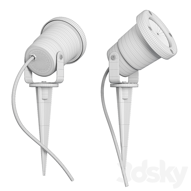 Ground lamp 3d