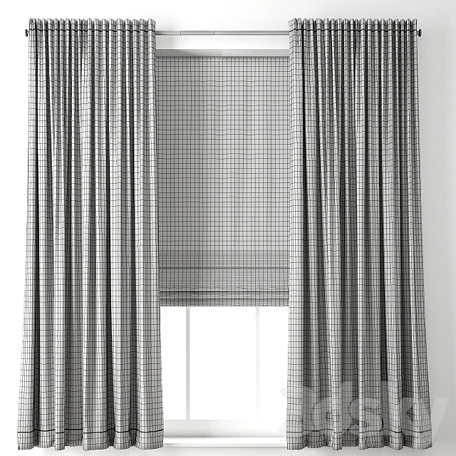 Curtain 74 3d