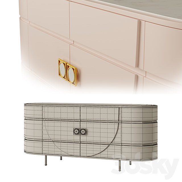 Hepworth Storage Console 3d
