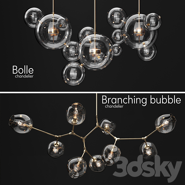 Branching bubble and G & C Bolle 3DSMax File - thumbnail 1