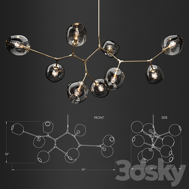 Branching bubble and G & C Bolle 3DSMax File - thumbnail 3