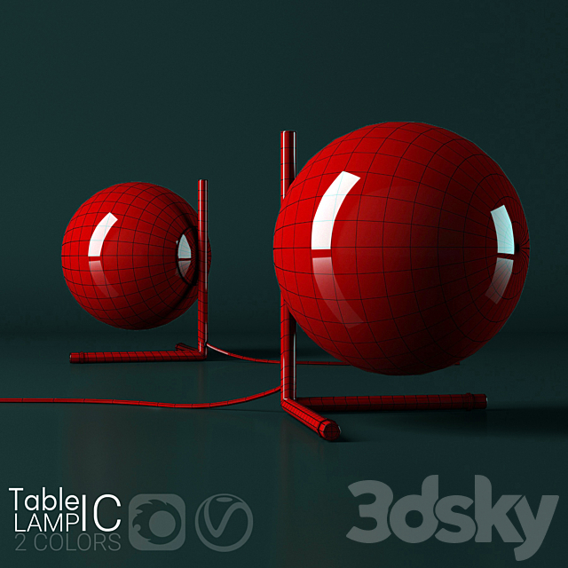 Table lamp  IC 2 3DSMax File - thumbnail 2