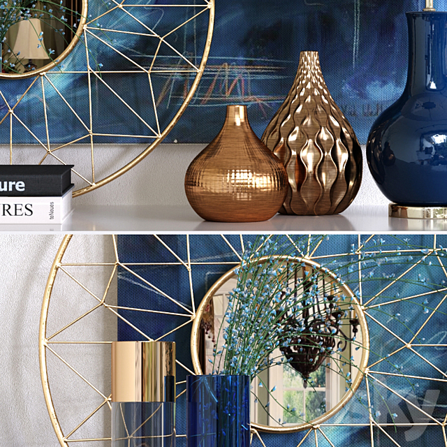 Decorative Set Dantone Home 3d