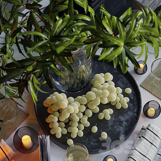 Table setting 34 3d
