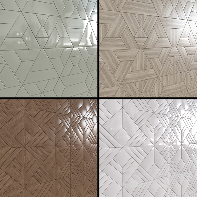 Decorative wall panels 01 3DSMax File - thumbnail 1